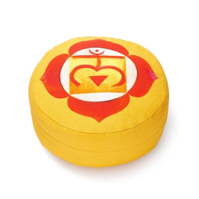 Meditation cushion Muladhara | Root Chakra (Grounding) | Amber - Mini [Very Light Travel Pillow]