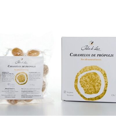 BONBONS A LA PROPOLIS 75 GRS A BASE DE PROPOLIS ET D'INGREDIENTS NATURELS