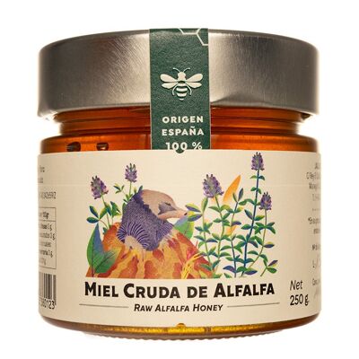 RAW ALFALFA HONEY 250 G.