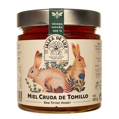 MIEL CRUDA DE TOMILLO 500 G.