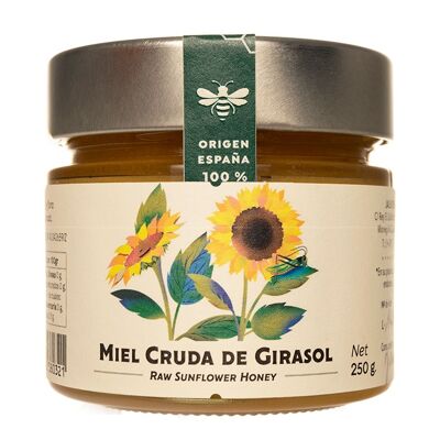 MIEL DE TOURNESOL CRU 250 G