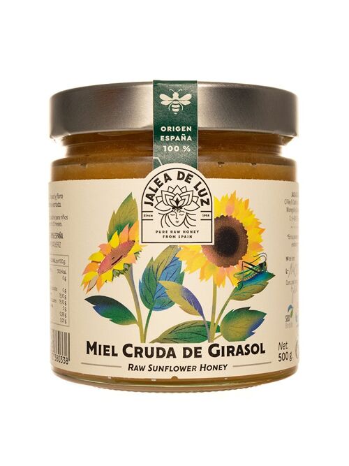 MIEL CRUDA DE GIRASOL 500 G