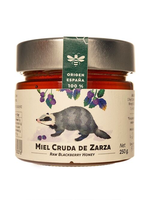 MIEL CRUDA DE ZARZA 250 G