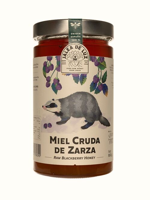 MIEL CRUDA DE ZARZA 950 G