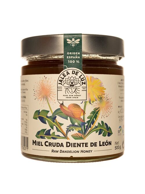 MIEL CRUDA DE DIENTE DE LEÓN 500 G