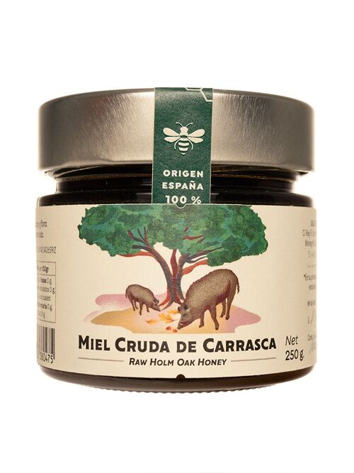 MIEL CRUDA DE CARRASCA 250 G