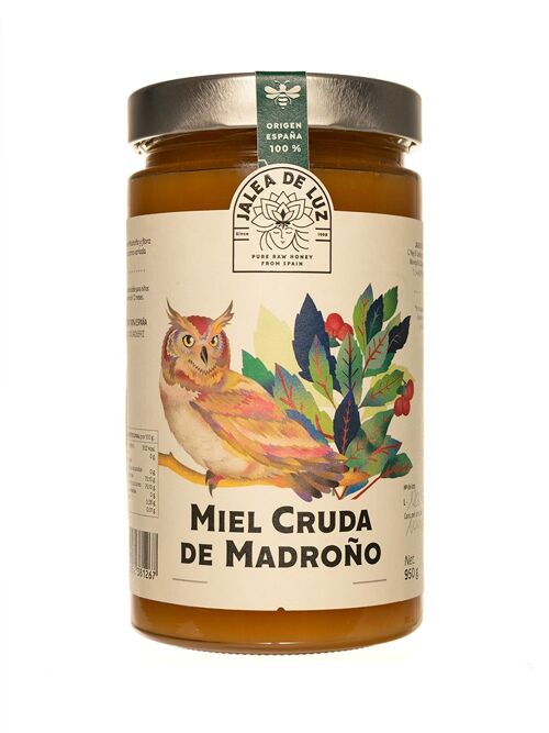 MIEL CRUDA DE MADROÑO 950 G