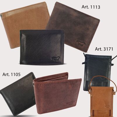 Autumn offer: 12 pieces of wallets & bag combi deal art. 3171, 1105 & 1113