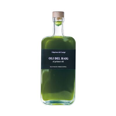 „Oli del Raig“ 2023 – Ungefiltertes grünes Öl – 0,5 l