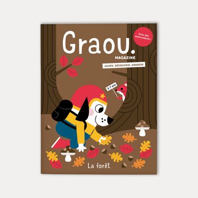 Zeitschrift Graou 3 - 7 Jahre, Ausgabe La Forêt
