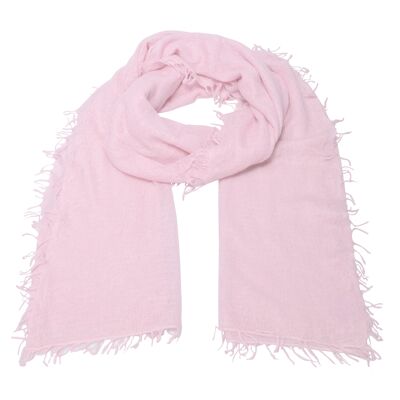 Cashmere scarf Feli-cs in light pink