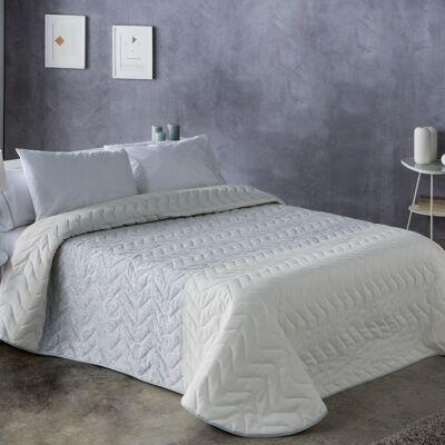Estoralis Spring Jacquard Bedspread For 135 Cms Bed. BELO Gray