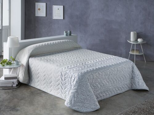 Colcha Jacquard de Primavera Estoralis Para Cama De 180 Cms. PORTO Gris