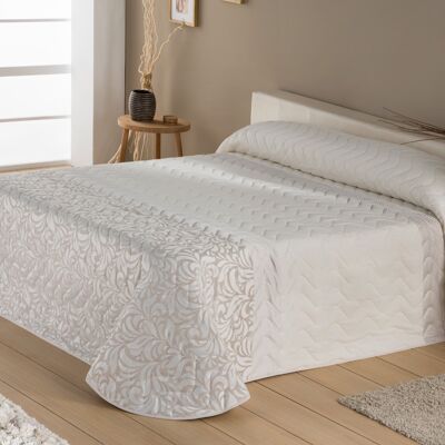Comforter Jacquard Estoralis Quilt For 150 Cms Bed. PORTO Beige