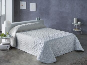 Couette Jacquard Estoralis Couette Pour Lit 150 Cms. PORTO Gris 1