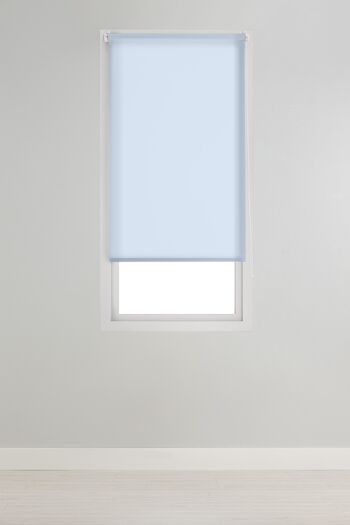 Store Enrouleur Lisse Translucide Estoralis 90 x 230 cm. Bleu ARAL 4