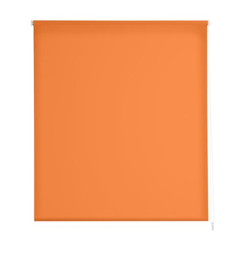 Estor Enrollable Translucido Liso Estoralis  110 x 230 cm. ARAL Naranja