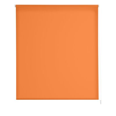 Estoralis glattes durchscheinendes Rollo 130 x 230 cm. ARAL-Orange