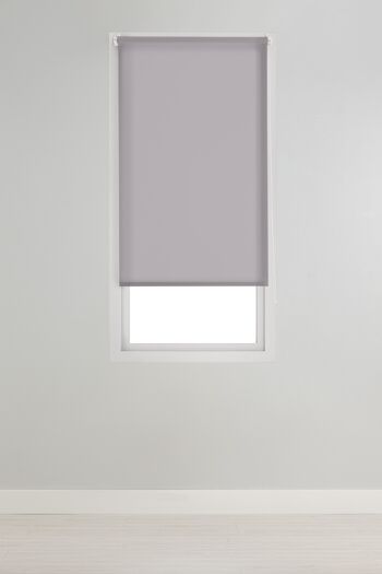 Store Enrouleur Lisse Translucide Estoralis 180 x 230 cm. Gris ARAL 4