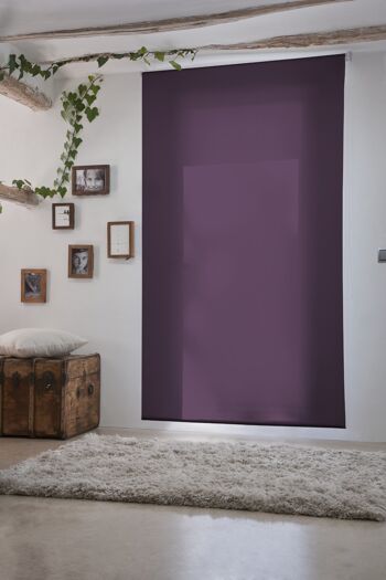 Store Enrouleur Lisse Translucide Estoralis 90 x 230 cm. ARAL Violette 3