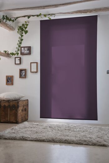 Store Enrouleur Lisse Translucide Estoralis 160 x 230 cm. ARAL Violette 3