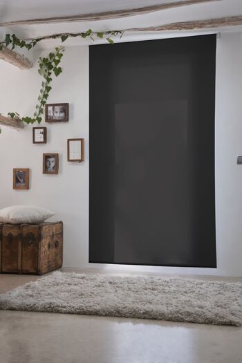 Store Enrouleur Lisse Translucide Estoralis 80 x 230 cm. ARAL Anthracite 3