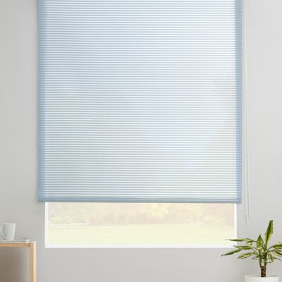 Translucent Roller Blind Grid Estoralis 110 x 190 cm. ROBERT Blue