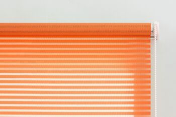 Store Enrouleur Translucide Grille Estoralis 90 x 190 cm. ROBERT Orange 2