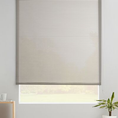 Translucent Roller Blind Grid Estoralis 110 x 190 cm. ROBERT Gray