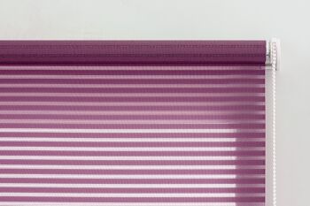 Store Enrouleur Translucide Grille Estoralis 90 x 190 cm. ROBERT Violette 2