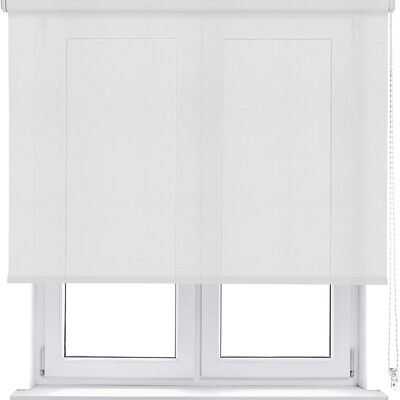 Estor Enrollable Tecnico Screen 5% Apertura Estoralis 90 x 175 cm. STANNIS Blanco roto