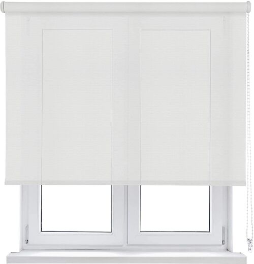 Estor Enrollable Tecnico Screen 5% Apertura Estoralis 110 x 175 cm. STANNIS Blanco roto