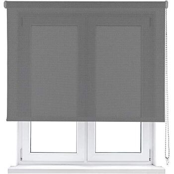 Technique Store Enrouleur Screen 5% Ouverture Estoralis 130 x 175 cm. STANNIS Gris foncé 1