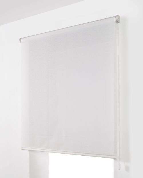 Estor Enrollable Transucido Estoralis  90 x 175 cm. BRAN Blanco