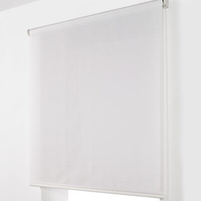 Store enrouleur translucide Estoralis 130 x 250 cm. SON Blanc