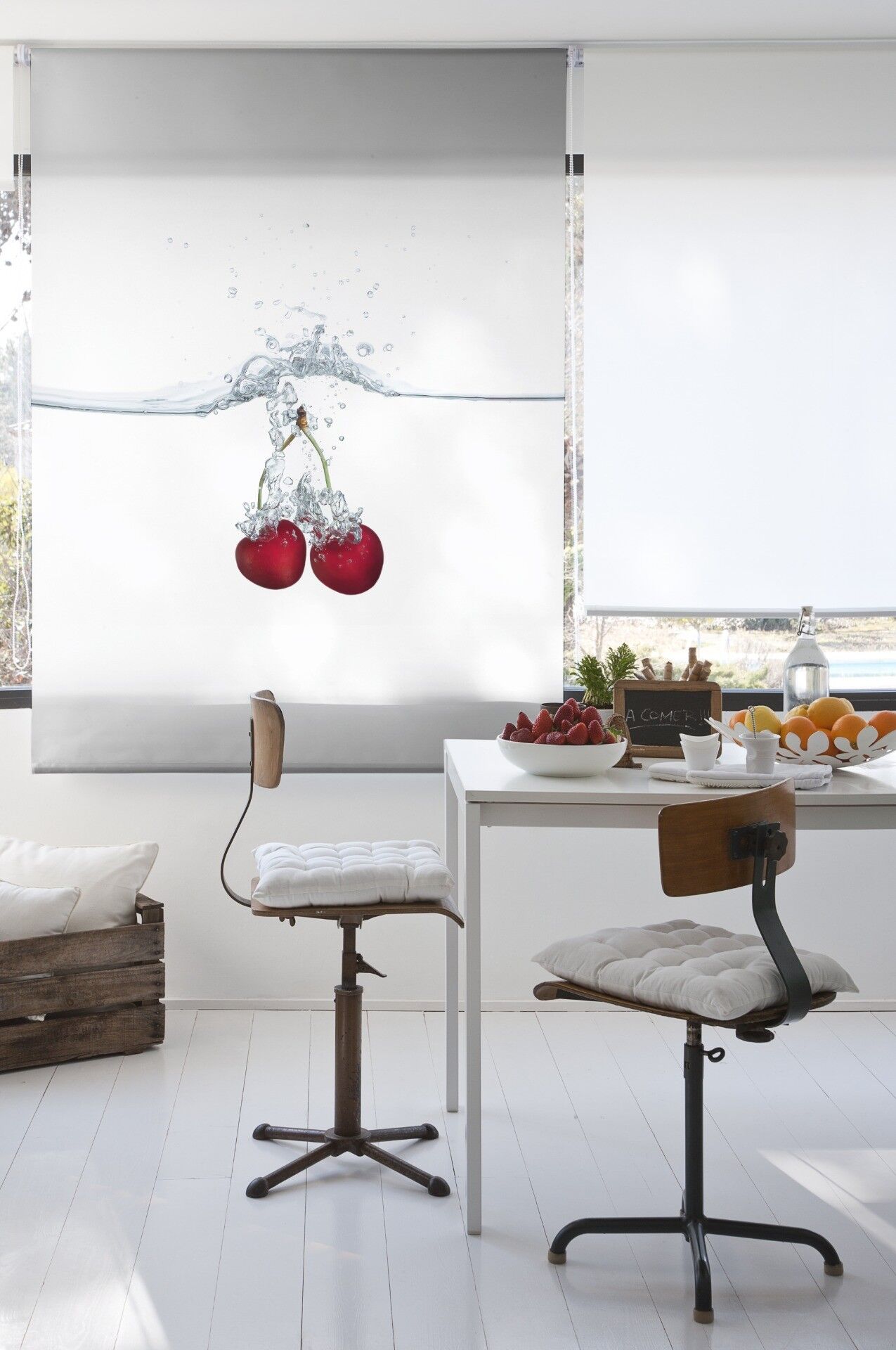 Tenda a rullo traslucida stampa digitale Estoralis 130 x 175 cm. C-101