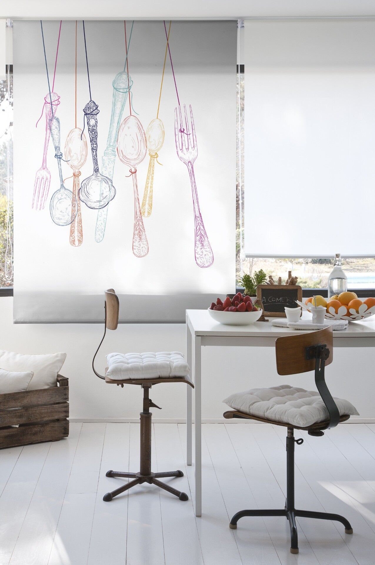 Tenda a rullo traslucida a stampa digitale Estoralis 150 x 175 cm. C-1180