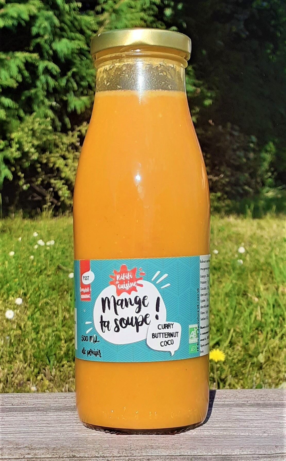 Soupe butternut/coco/curry Bio - 750ml