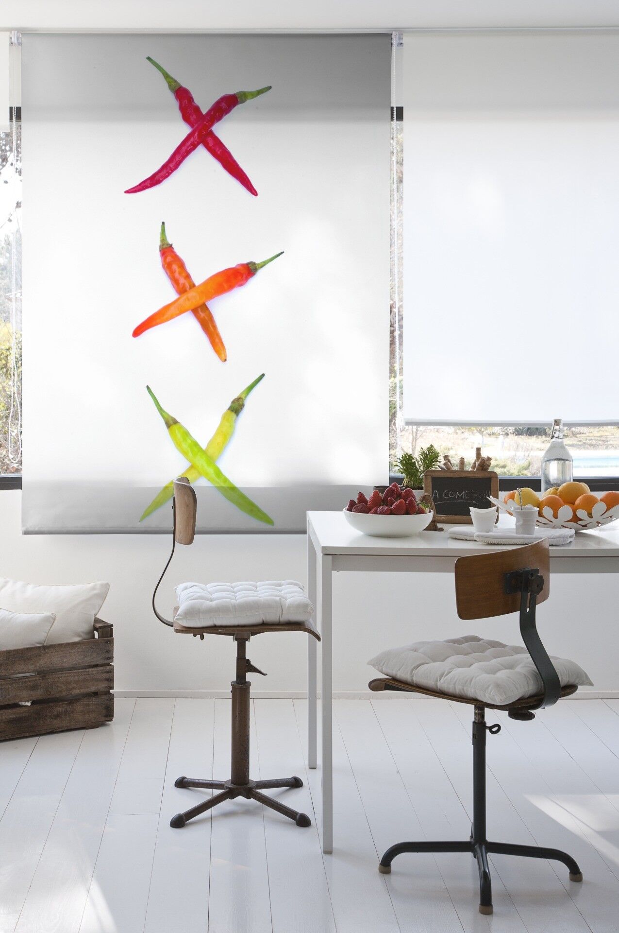 Tenda a rullo traslucida stampa digitale Estoralis 150 x 250 cm. C-1190