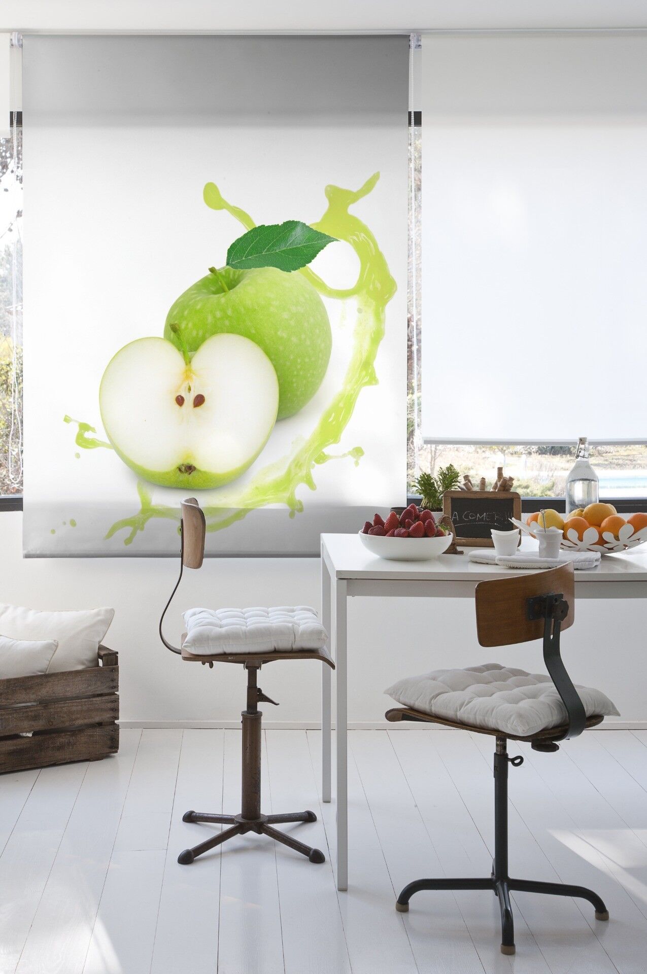 Tenda a rullo traslucida stampa digitale Estoralis 150 x 250 cm. C-1203