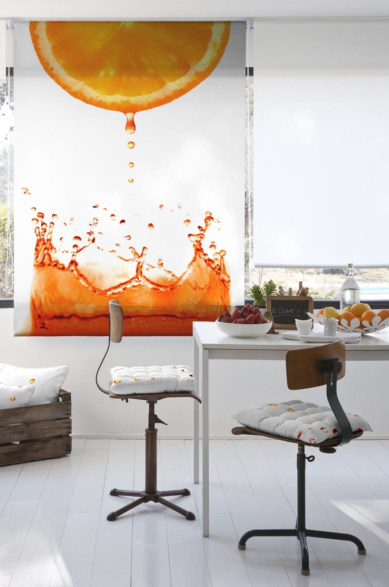 Tenda a rullo traslucida stampa digitale Estoralis 150 x 250 cm. C-3043