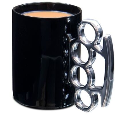 Brass Knuckles coffee mug