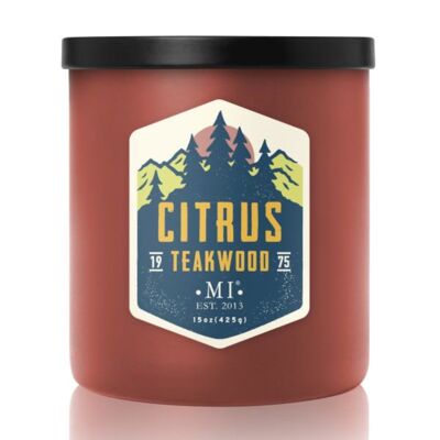 Vela perfumada Citrus Teakwood - 425g