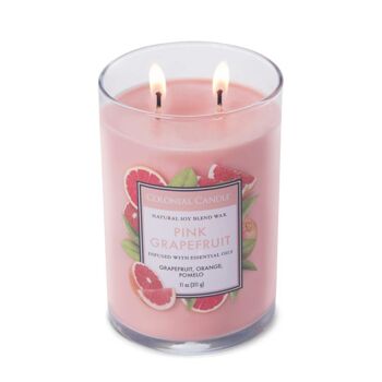 Bougie parfumée Pamplemousse Rose - 311g 3