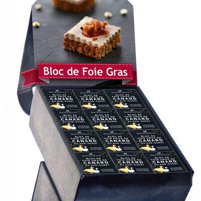 Pack 24 bloques de foie gras de pato IGP Sud Ouest