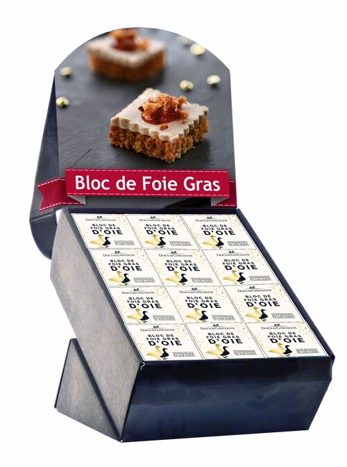 Pack de 24 blocs de foie gras d'oie