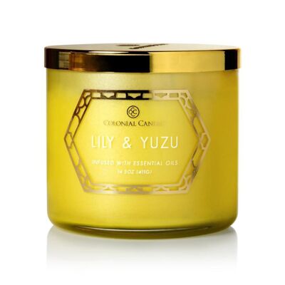 Bougie Parfumée Lys & Yuzu - 411g