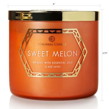 Bougie parfumée Sweet Melon - 411g 3