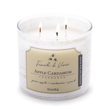 Bougie parfumée Pomme Cardamome - 411g 2