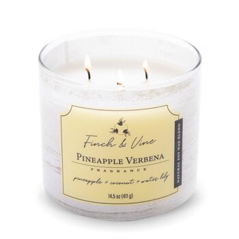 Bougie parfumée Ananas Verveine - 411g 2